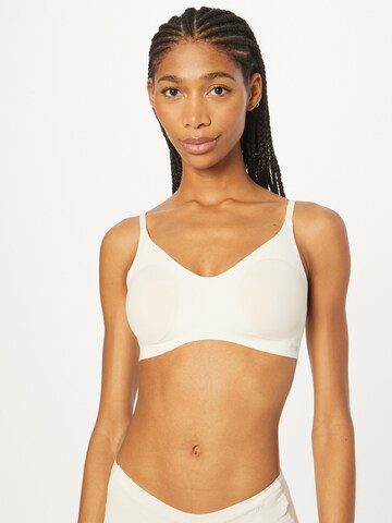 Bustier Soutien-gorge 'ZERO Microfibre 2.0 H' SLOGGI en beige : devant