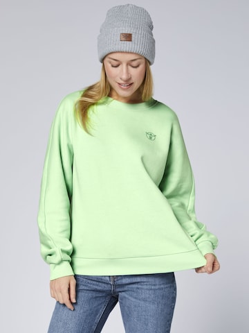 CHIEMSEE Sweatshirt in Green: front