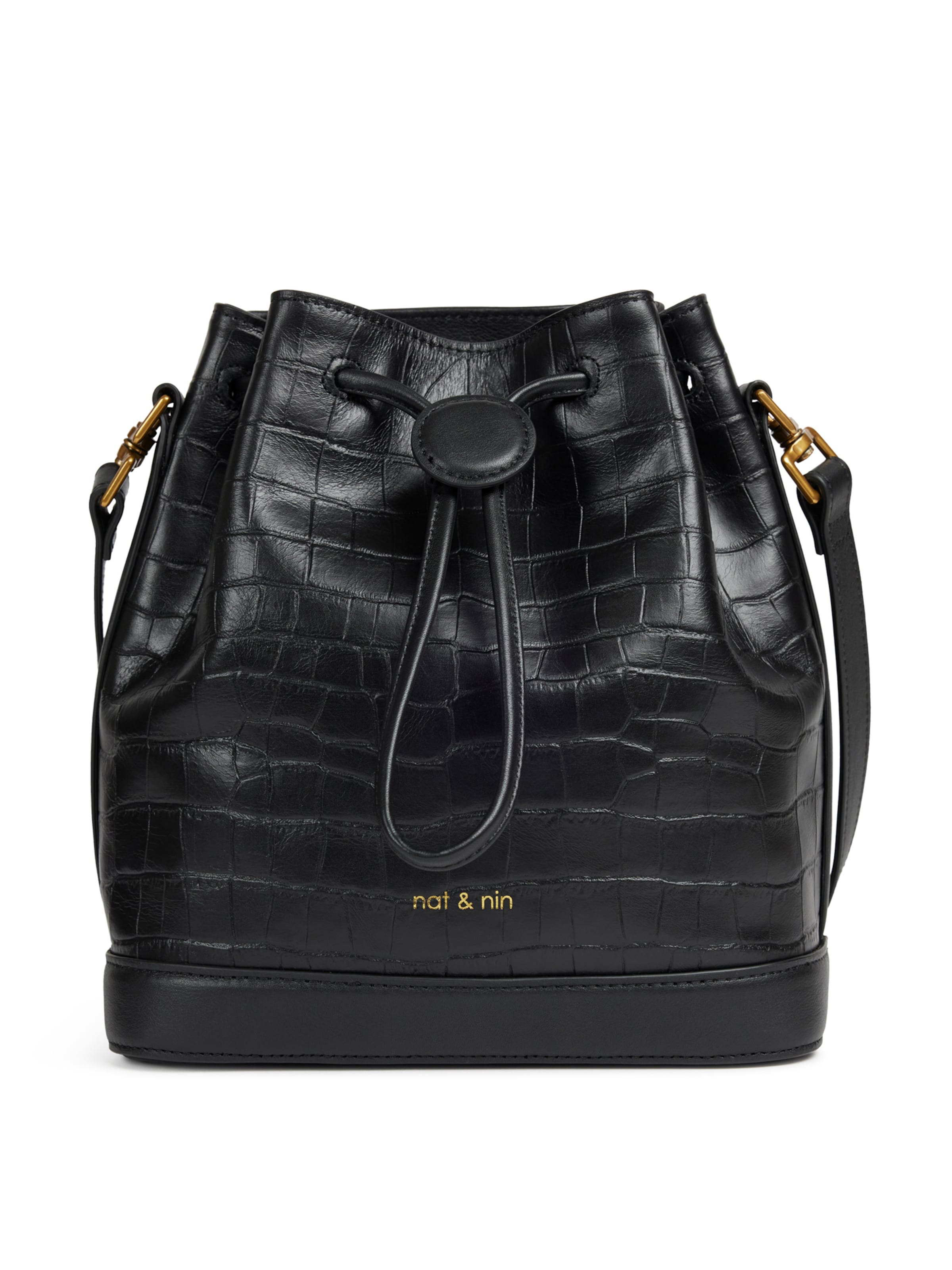 Nat&Nin Crossbody bag 'Norah' in Black: front