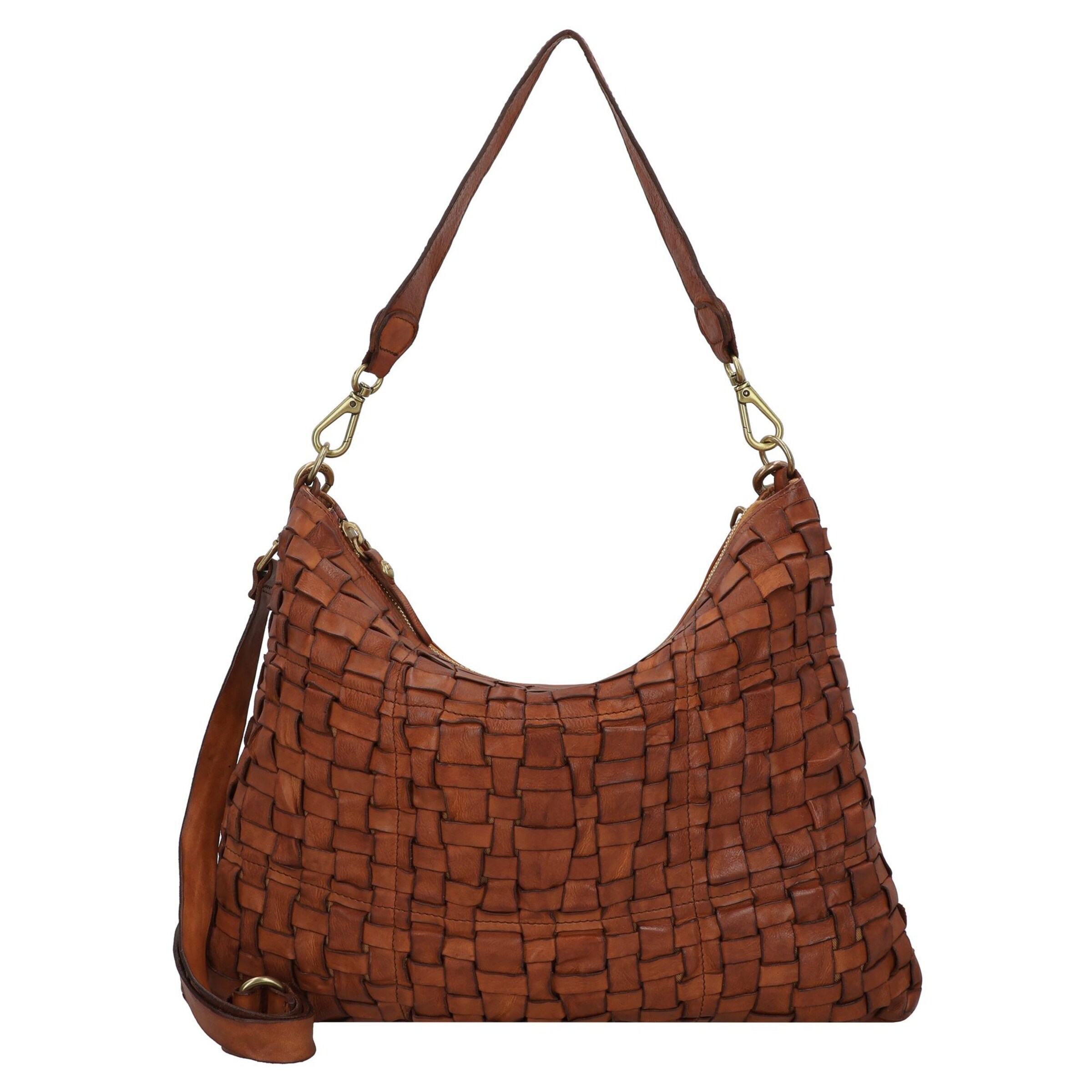 Campomaggi Schultertasche in Braun: Vorderseite