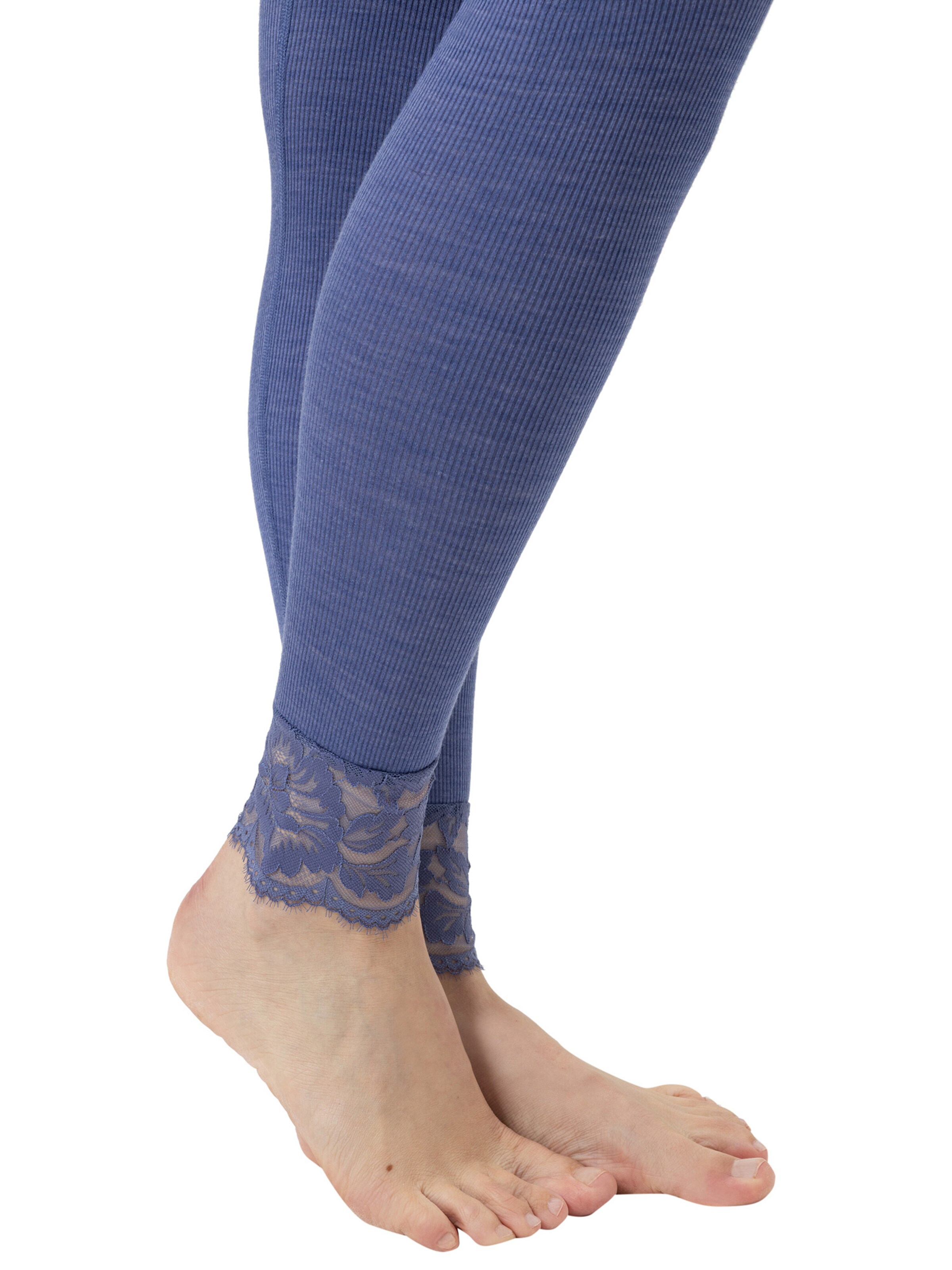 Mey Skinny Leggings 'Love' in Blue
