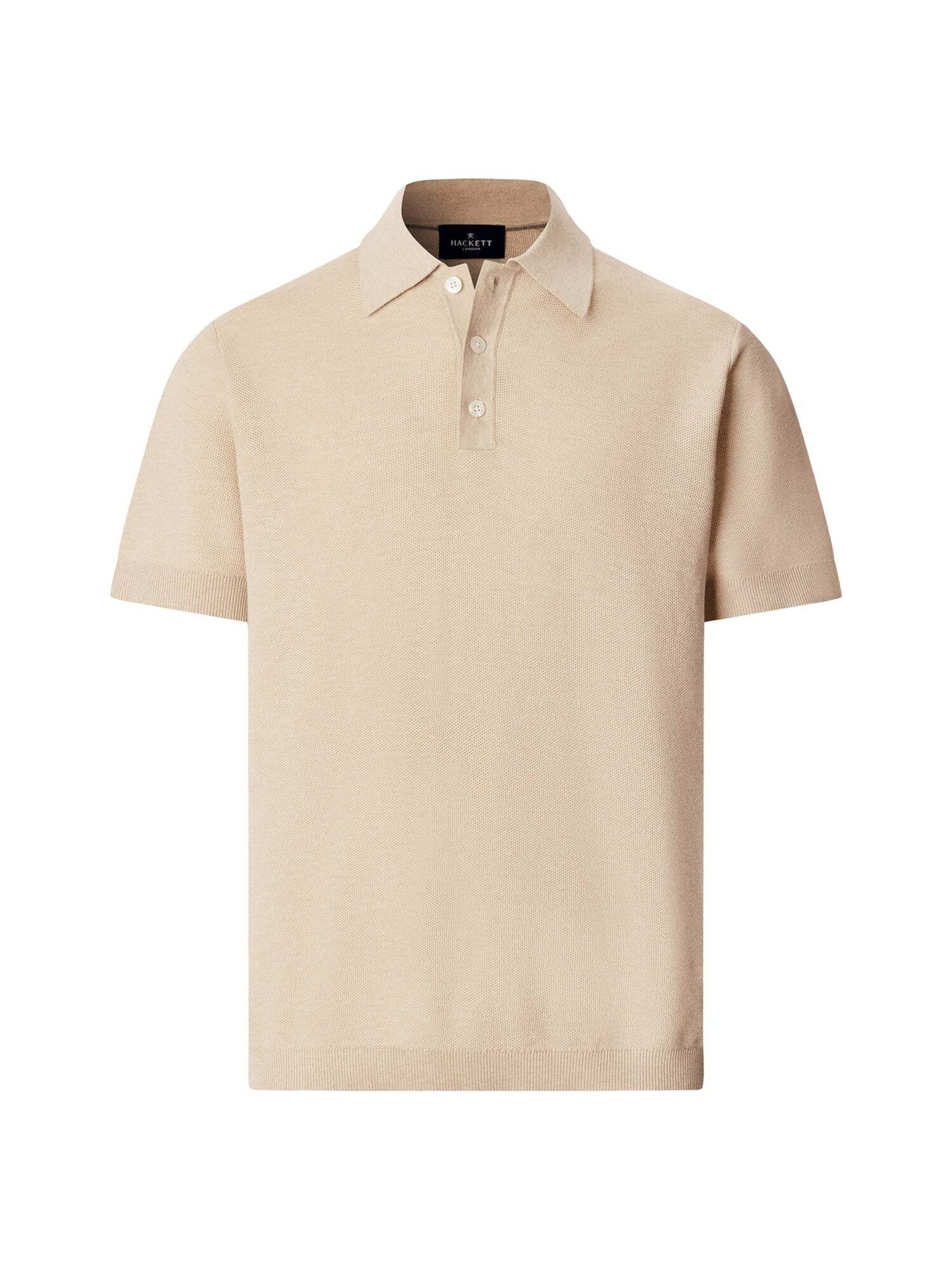 Hackett London Shirt 'HONEYCOMB' in Beige: front