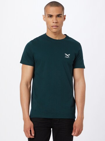 Iriedaily - Camiseta en verde: frente