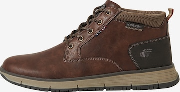 KOROSHI Platform trainers in Brown: front