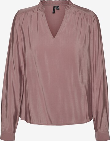 Camicia da donna 'Bell' di VERO MODA in rosa: frontale