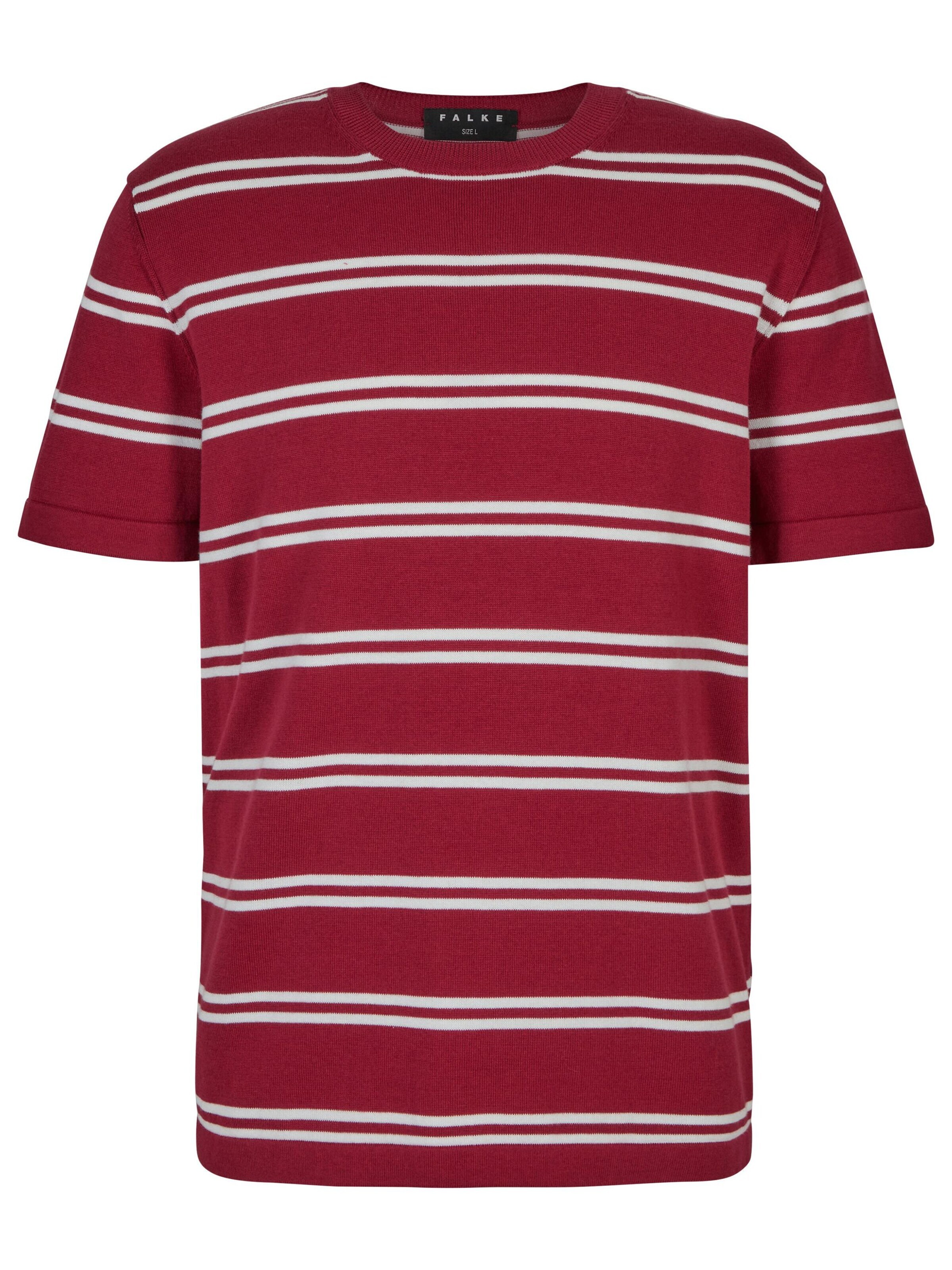 FALKE Shirt 'Cotton Knit' in Red