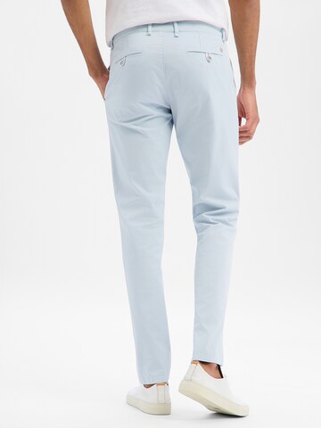 Alberto Regular Chinohose 'Lou' in Blau