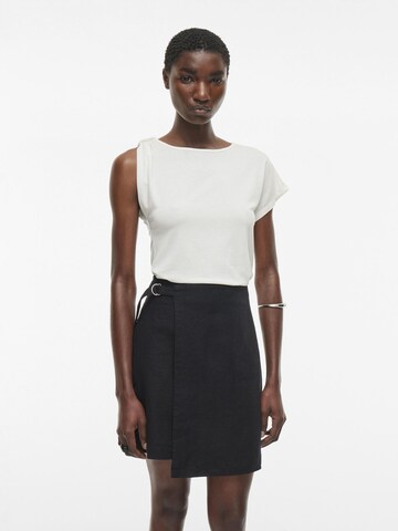 T-shirt ROUGE EDIT en blanc : devant