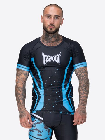 T-Shirt fonctionnel 'Kendall' Tapout en noir : devant