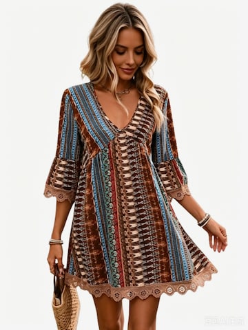 Yesfashion Kleid in Blau: Vorderseite