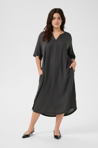 KAFFE CURVE Kleid 'Mille' in Schwarz