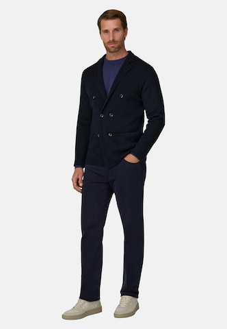 Boggi Milano Regular fit Colbert in Blauw