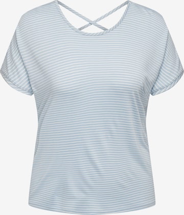 ONLY Carmakoma Shirt in Blauw: voorkant