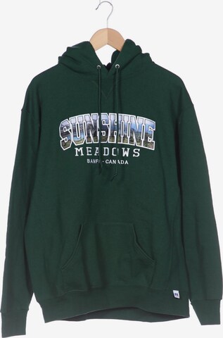 Russell Athletic Sweatshirt & Zip-Up Hoodie in XL in Green: front