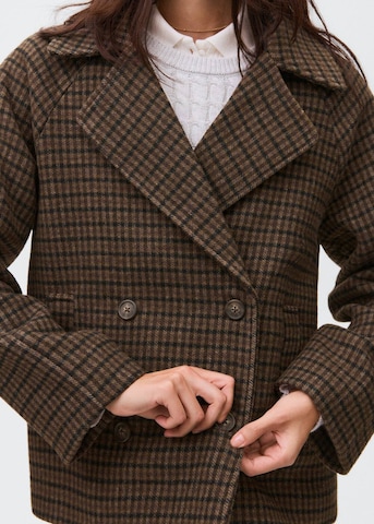 MANGO TEEN Between-Seasons Coat 'Bridge' in Brown