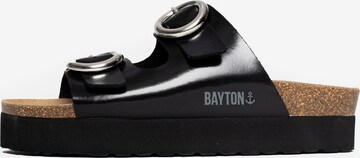 Zoccoletto 'Bilbao' di Bayton in nero: frontale