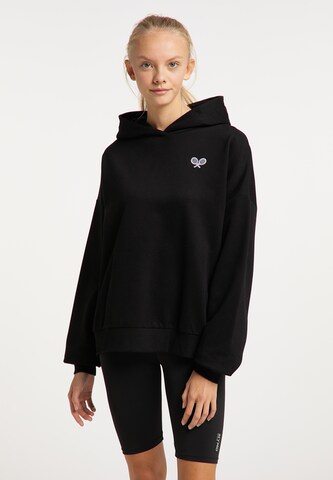 myMo ATHLSR Sweatshirt in Zwart: voorkant