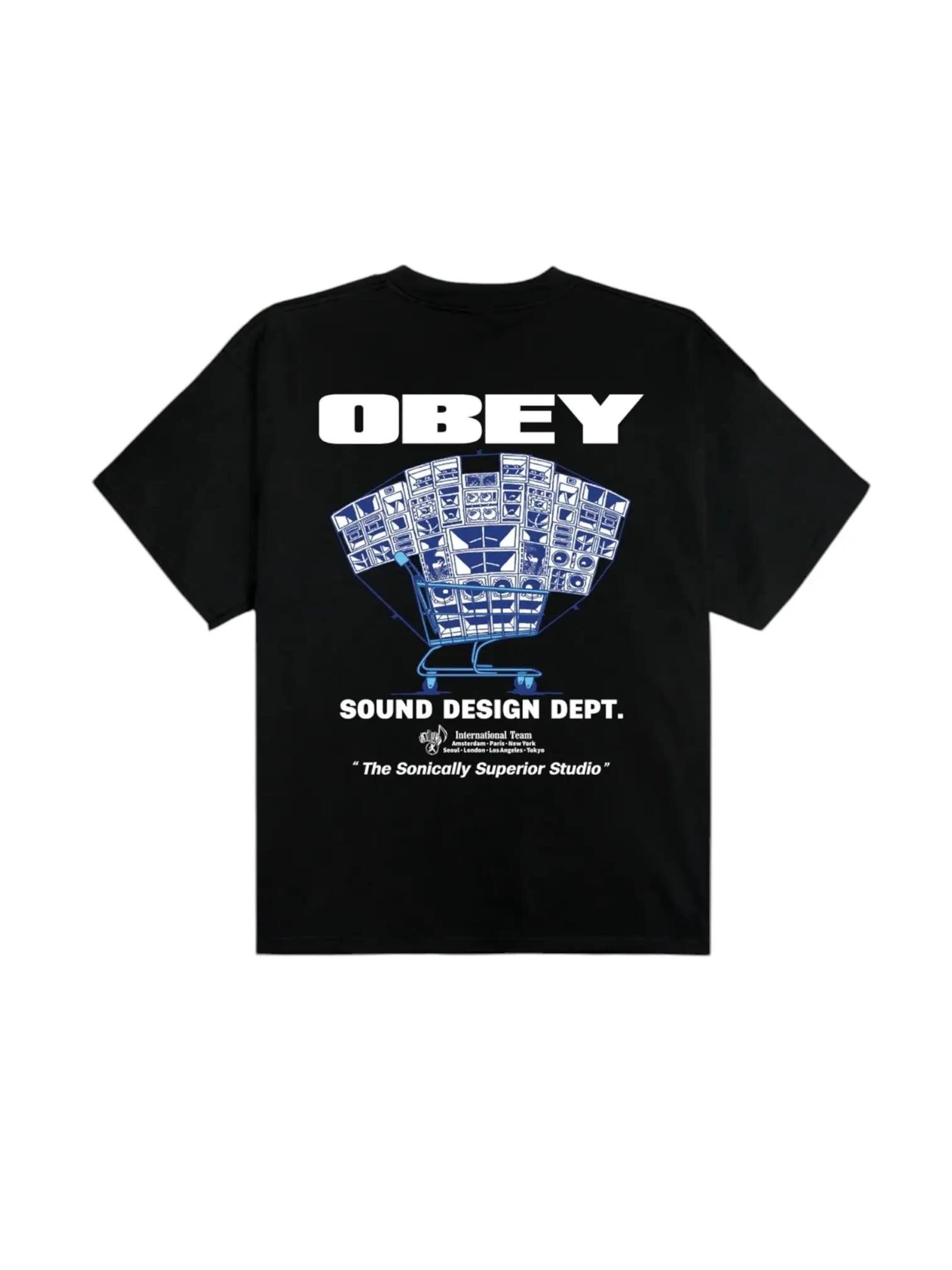 Maglietta di Obey in nero