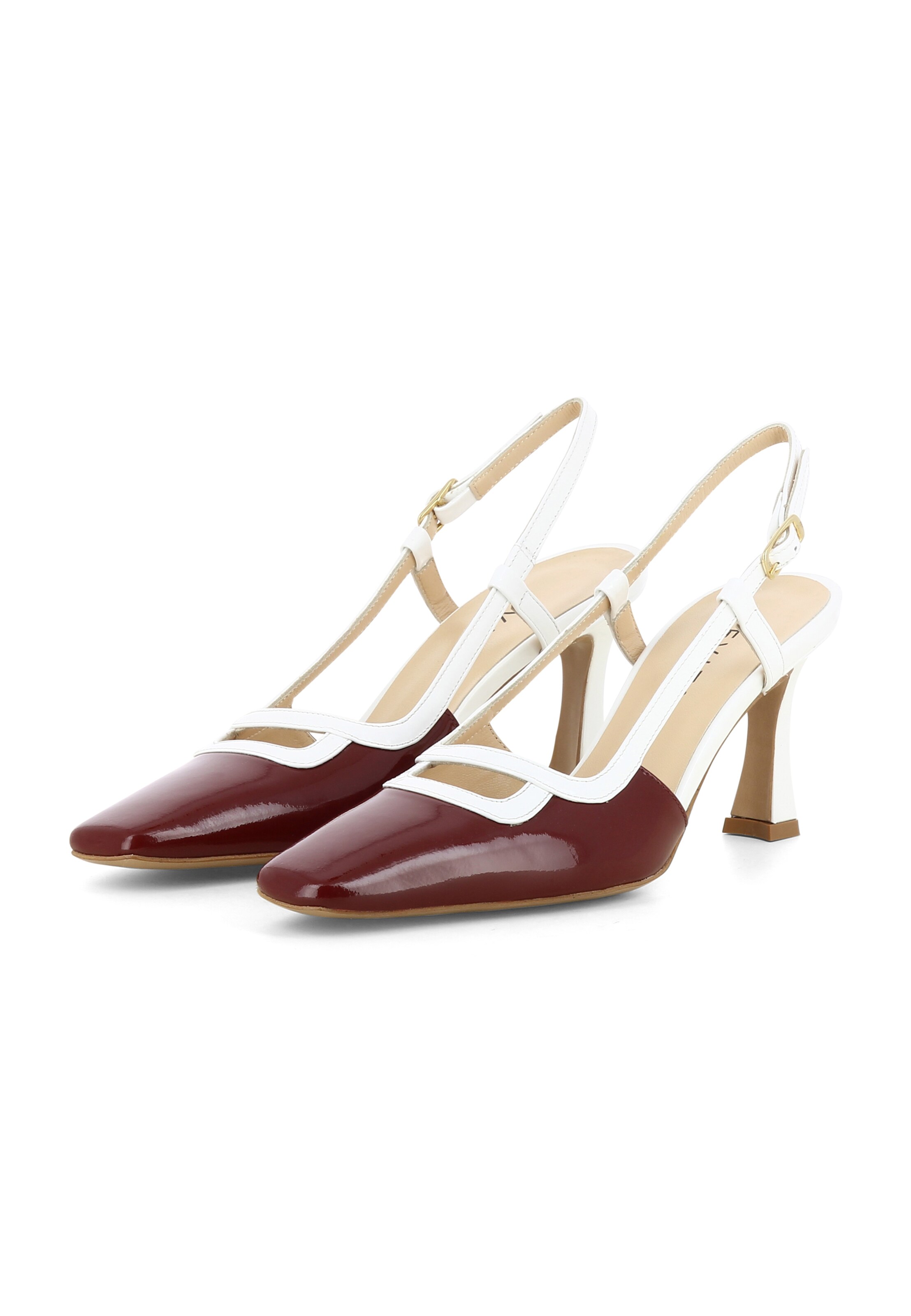 Escarpins à bride arrière 'Carmela' EVITA en rouge