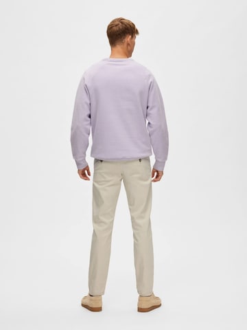 Slimfit Pantaloni '16087663' di SELECTED in beige
