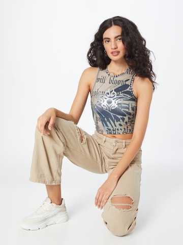 Tally Weijl Wide Leg Jeans i beige