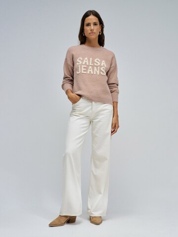 Salsa Jeans Langarm-shirts in Beige