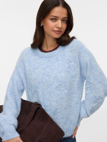 VERO MODA Sweater 'VMBlossom' in Blue: front