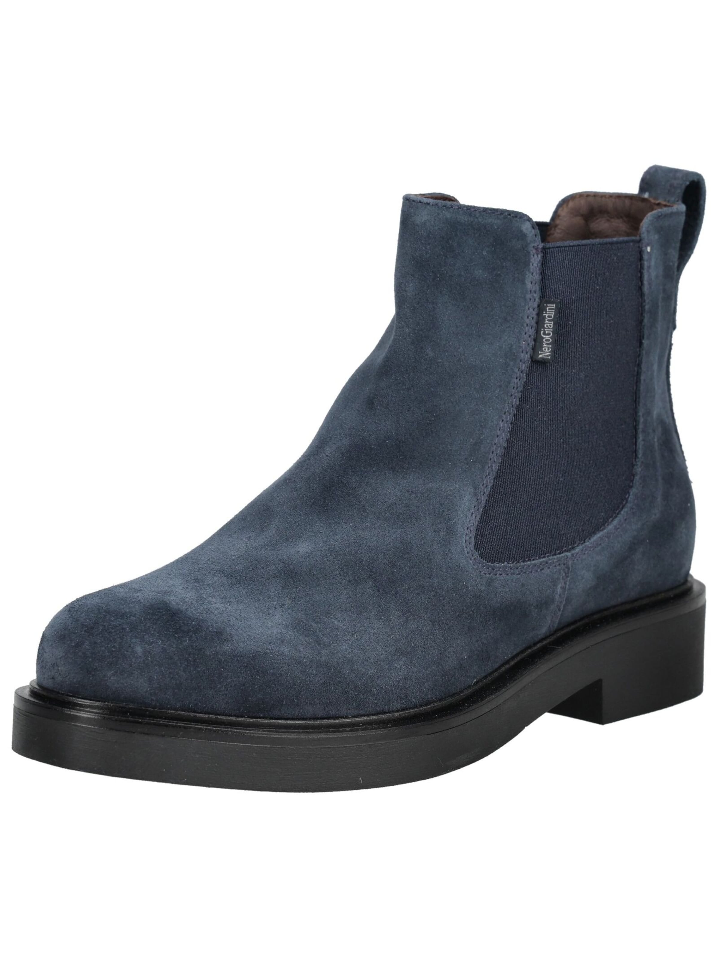 Bottines Nero Giardini en bleu : devant