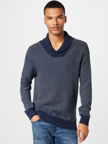 SELECTED HOMME Sweter w kolorze niebieski: przód