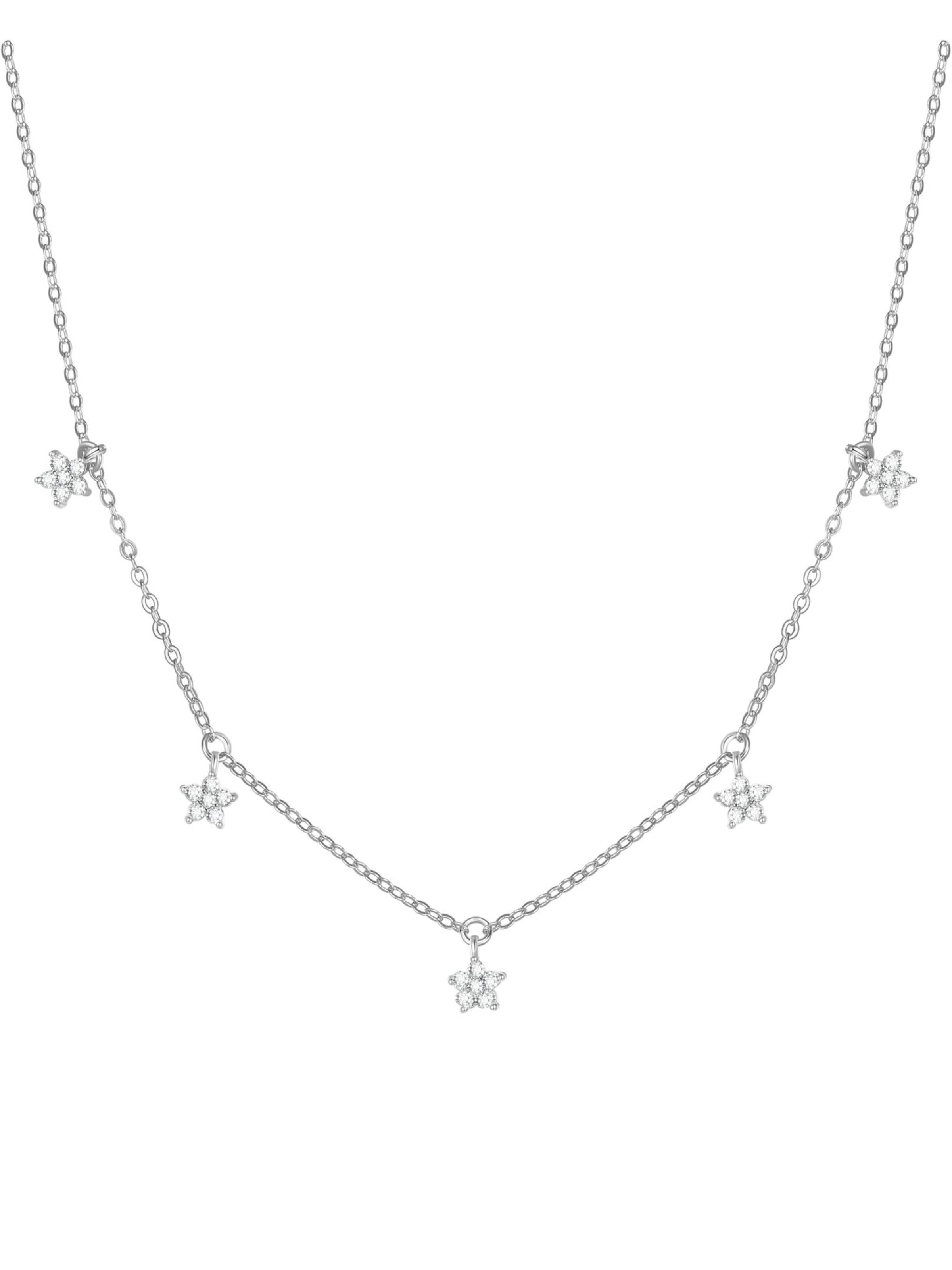 Hey Happiness Necklace 'Bloom' in Silver