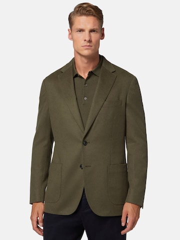 Boggi Milano Regular fit Colbert in Groen: voorkant