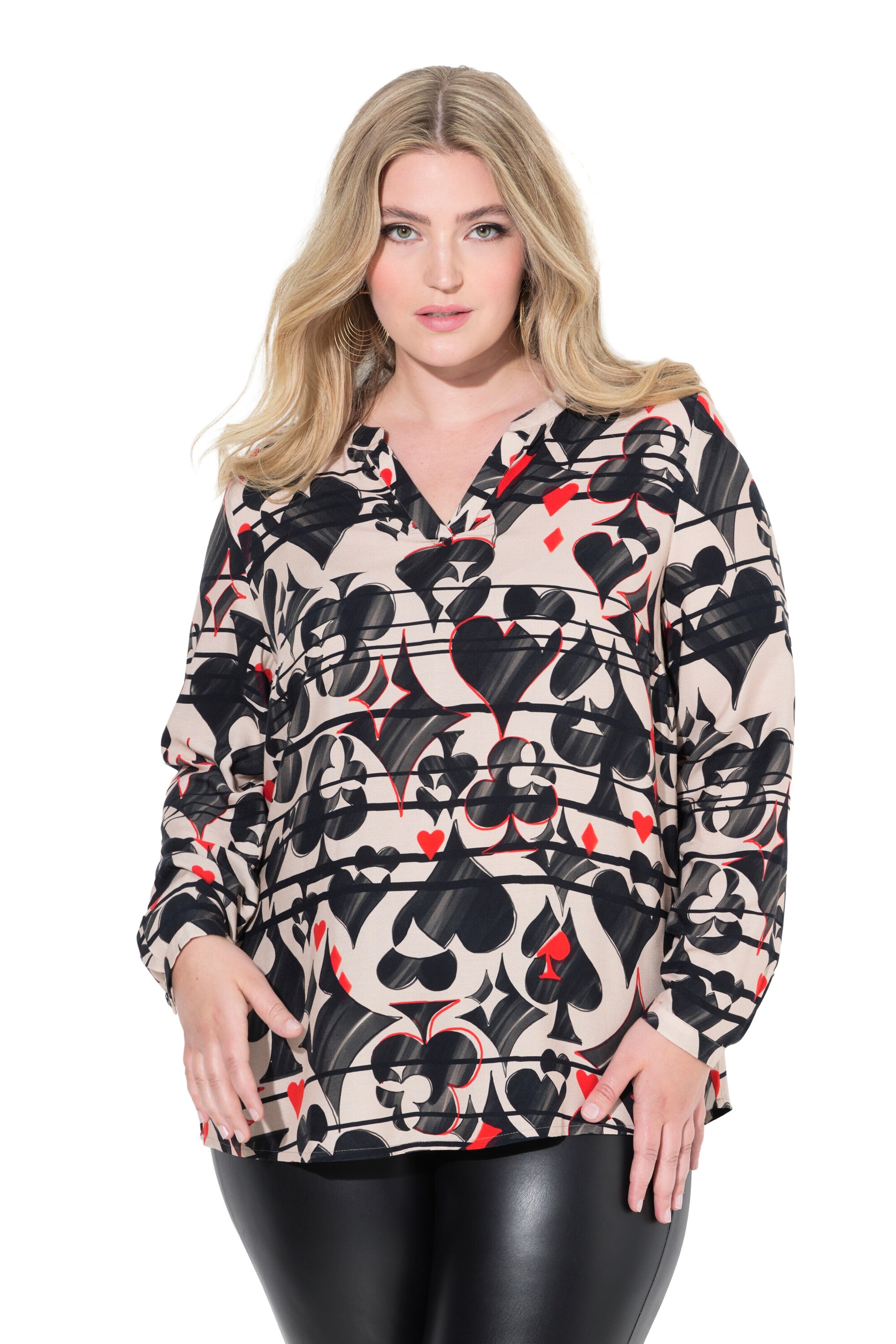 MIAMODA Bluse in Schwarz: Vorderseite