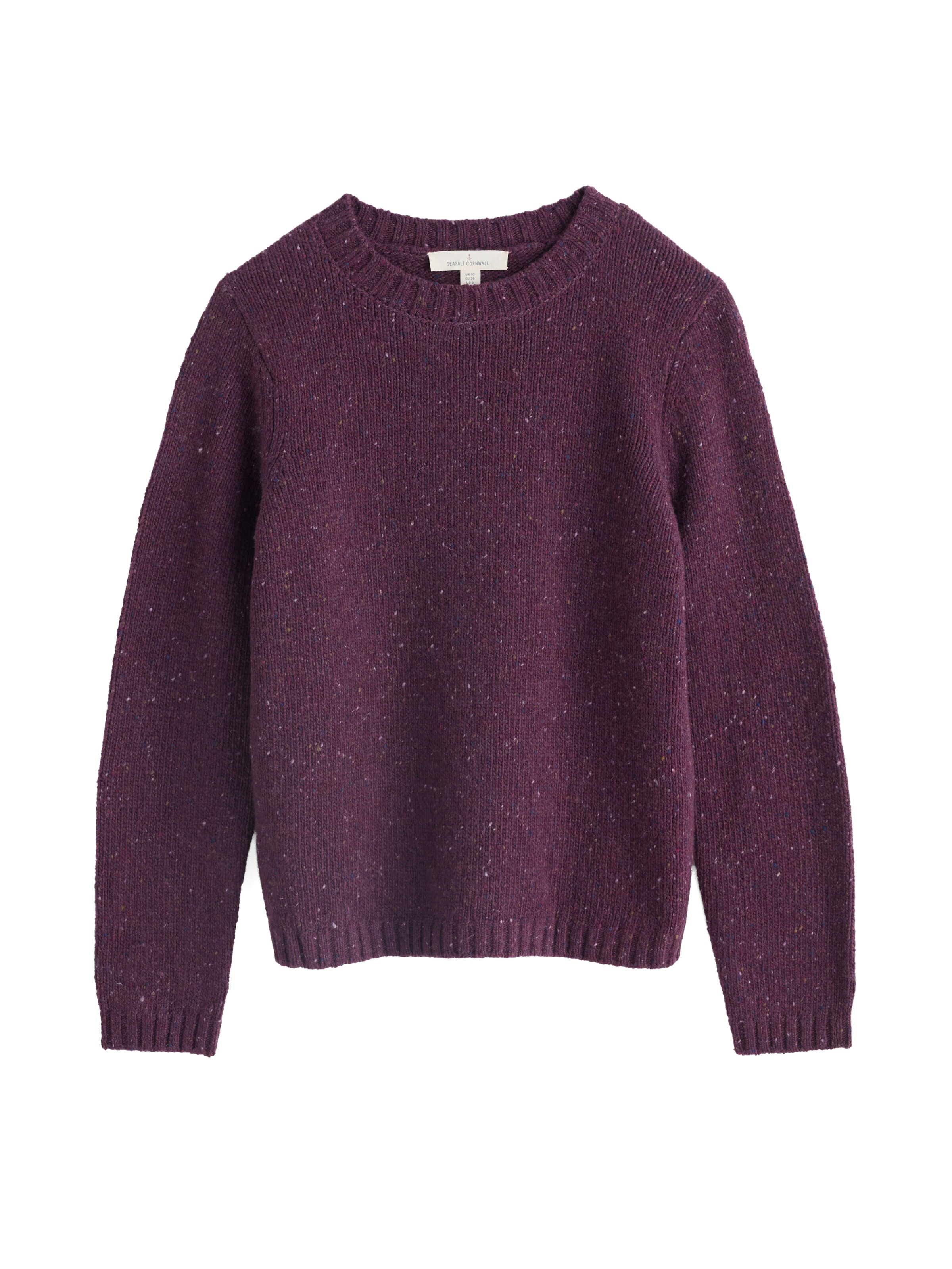Seasalt Cornwall Trui 'Dawson Pick' in Lila: voorkant