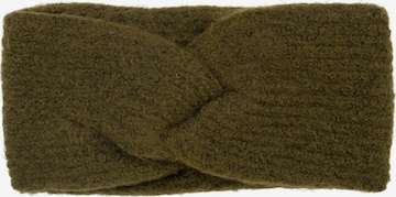 styleBREAKER Headband 'Strick Stirnband Rippenmuster Twist Knoten' in Green: front