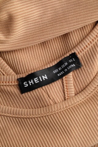 SheIn Cropped Shirt XS in Beige
