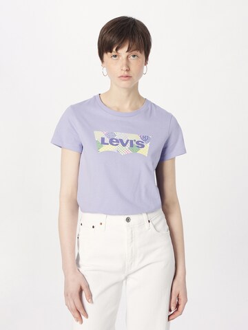 LEVI'S ® - Camisa 'The Perfect Tee' em roxo: frente