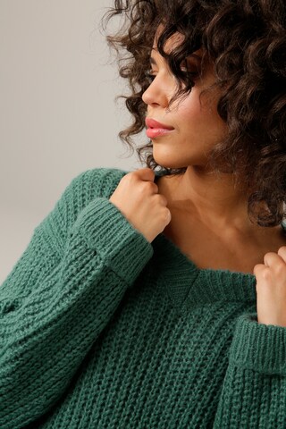 Aniston CASUAL Pullover in Grün