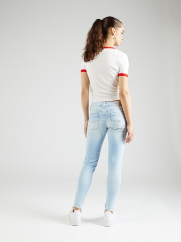 mėlyna Tommy Jeans Siauras Džinsai 'SCARLETT LOW RISE SKINNY'