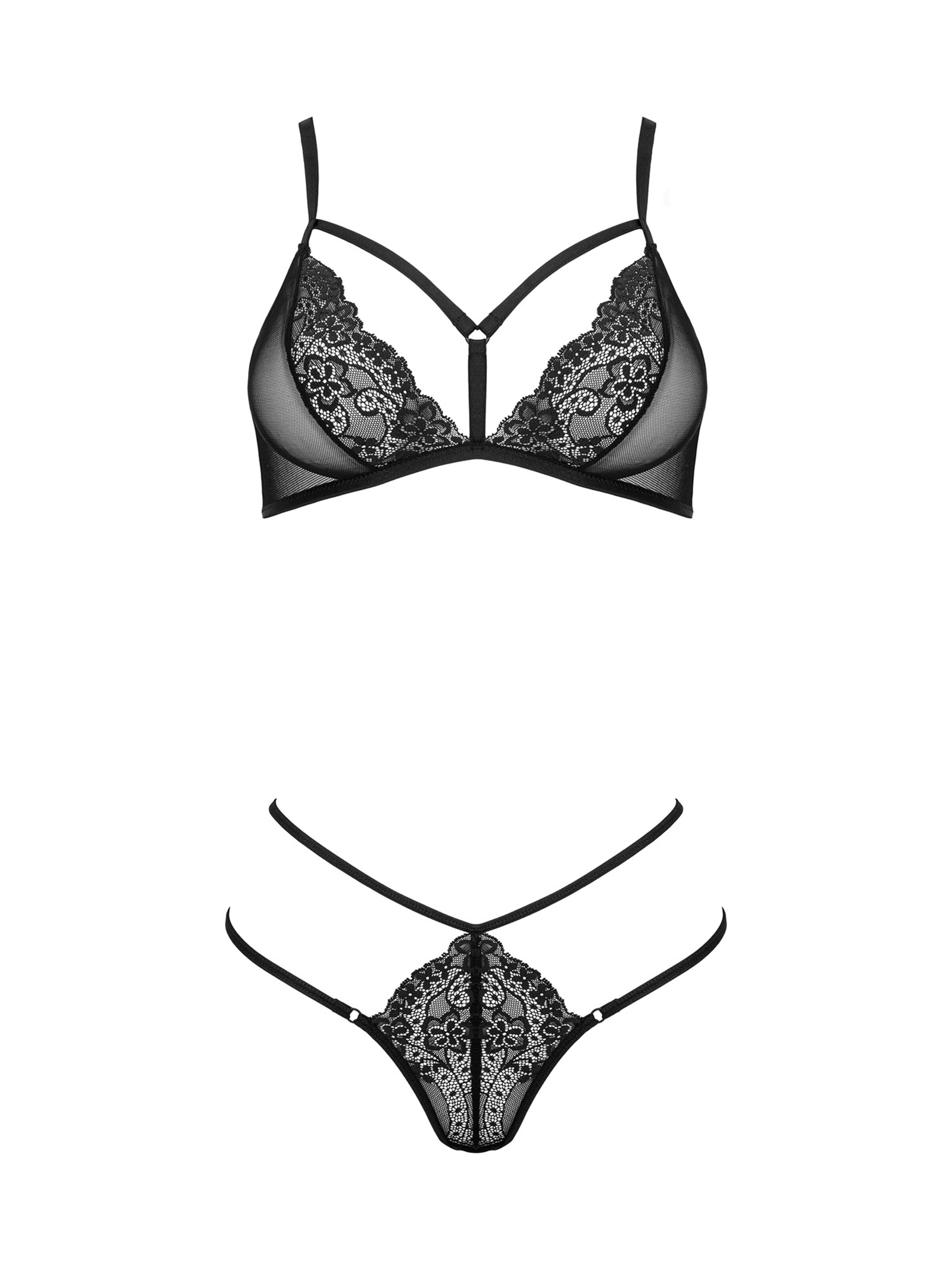 SpaLeXLine Balconette Underwear Sets 'Sinon' in Black