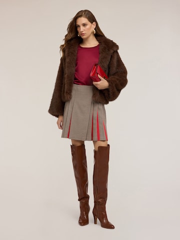 MOTIVI Wintermantel in Bruin