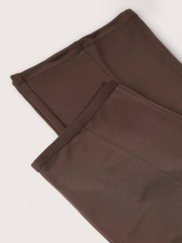 MANGO Regular Pants 'LEGA' in Brown