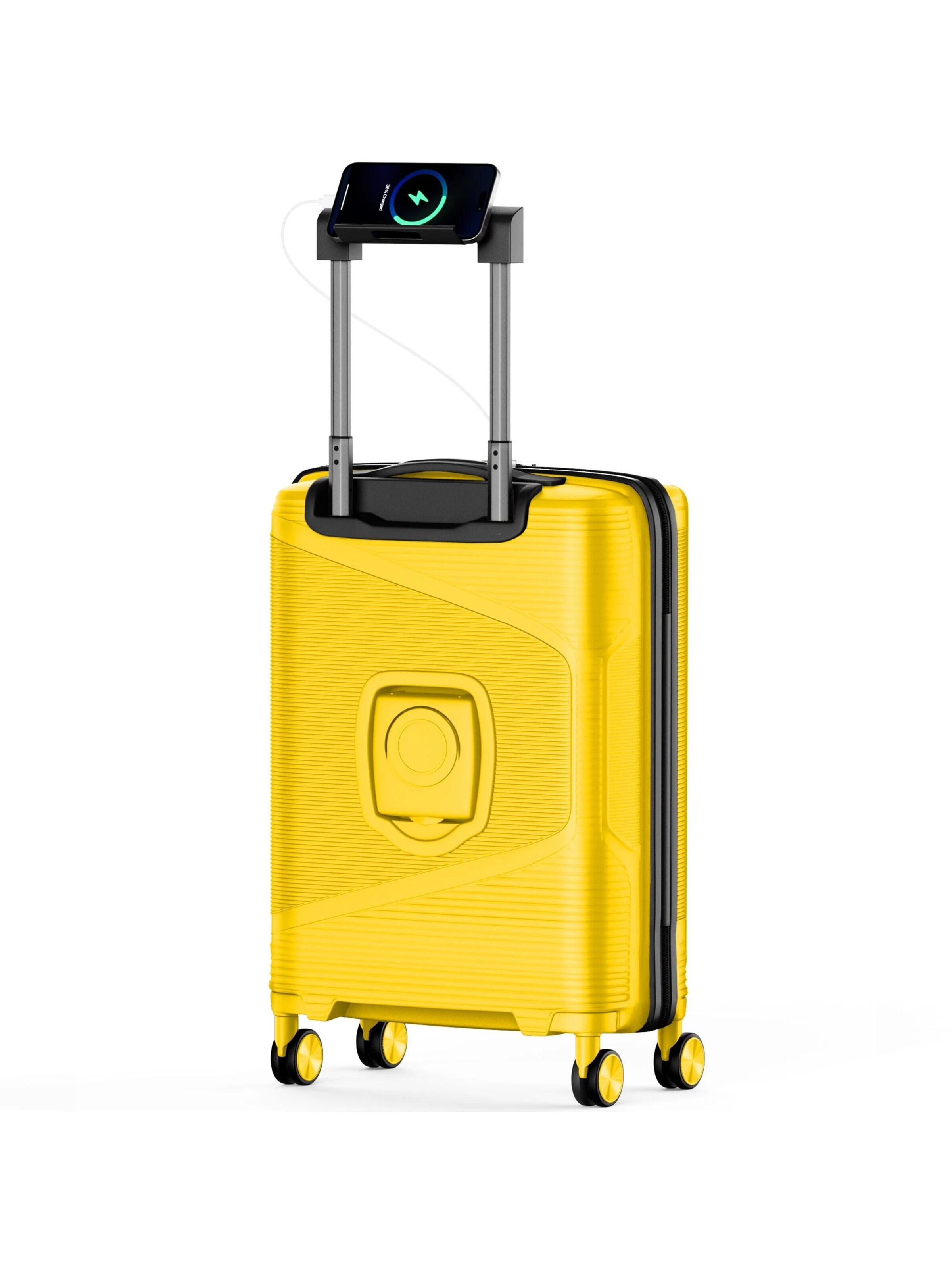 4FLY Suitcase Set 'Linea Lux' in Yellow