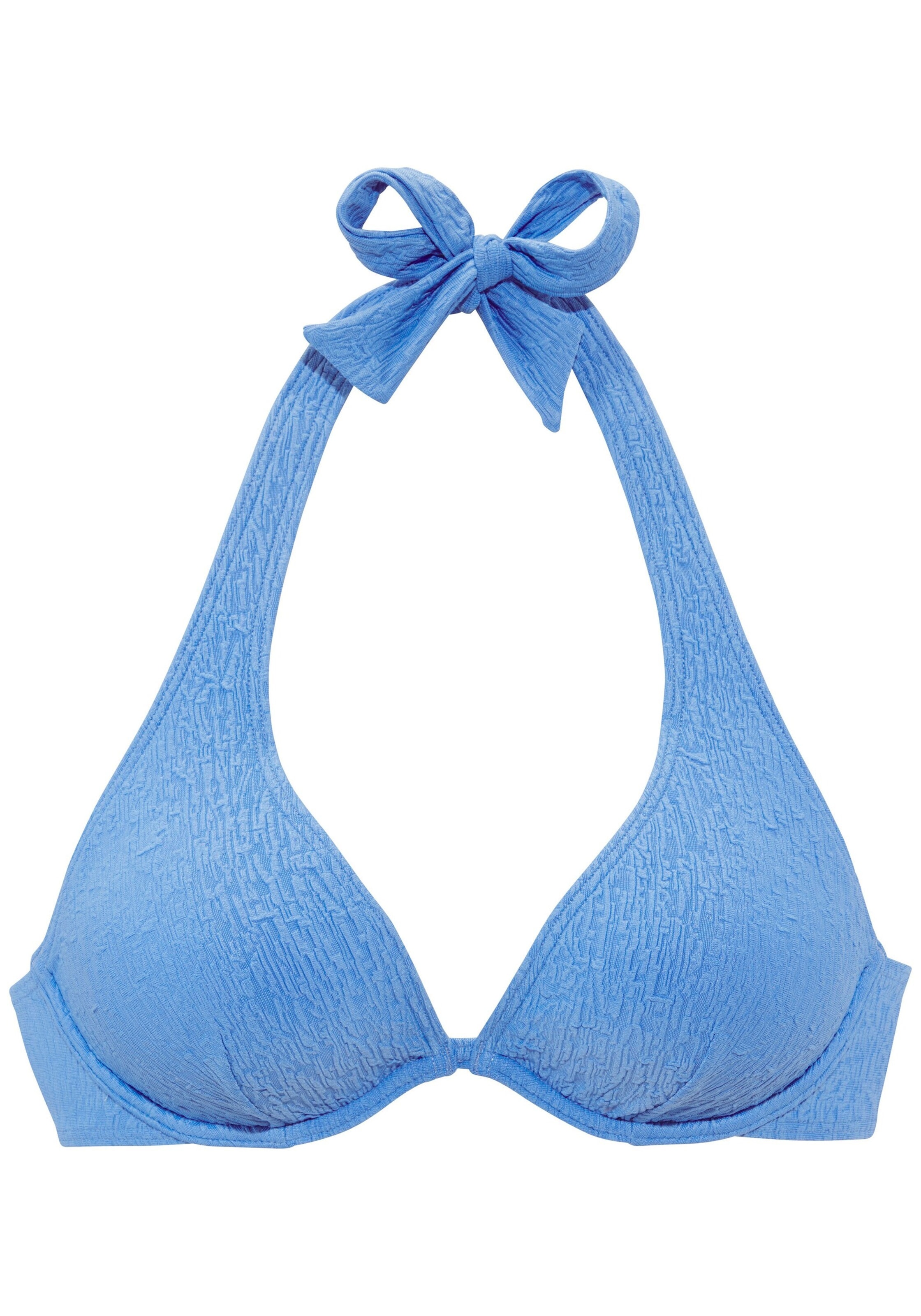 s.Oliver Triangel Bikinitop in Blau: Vorderseite