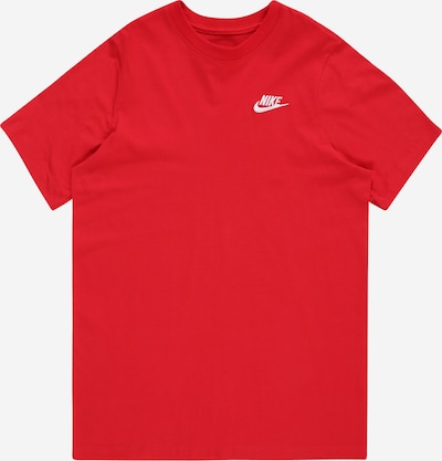 Nike Sportswear T-Shirt in rot / weiß, Produktansicht