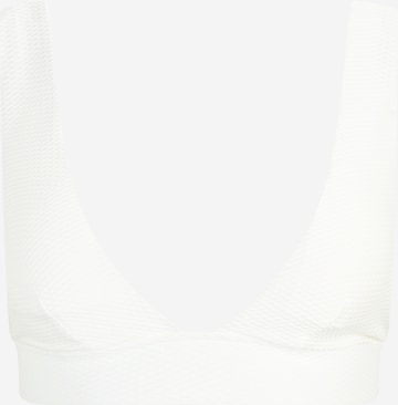 ETAM Triangle Bikini Top 'VAHINE' in White: front