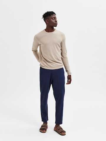 SELECTED HOMME Pullover 'Lake' in Beige