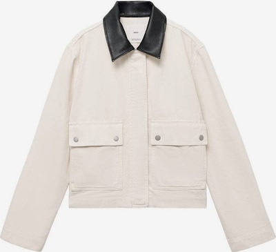 MANGO Prechodná bunda 'Amelia' - svetlobéžová / čierna, Produkt