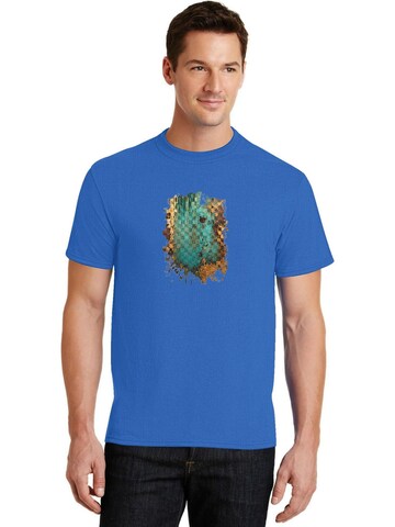 HUSKSWARE Shirt 'Grafik'‌‌ in Blau: Vorderseite