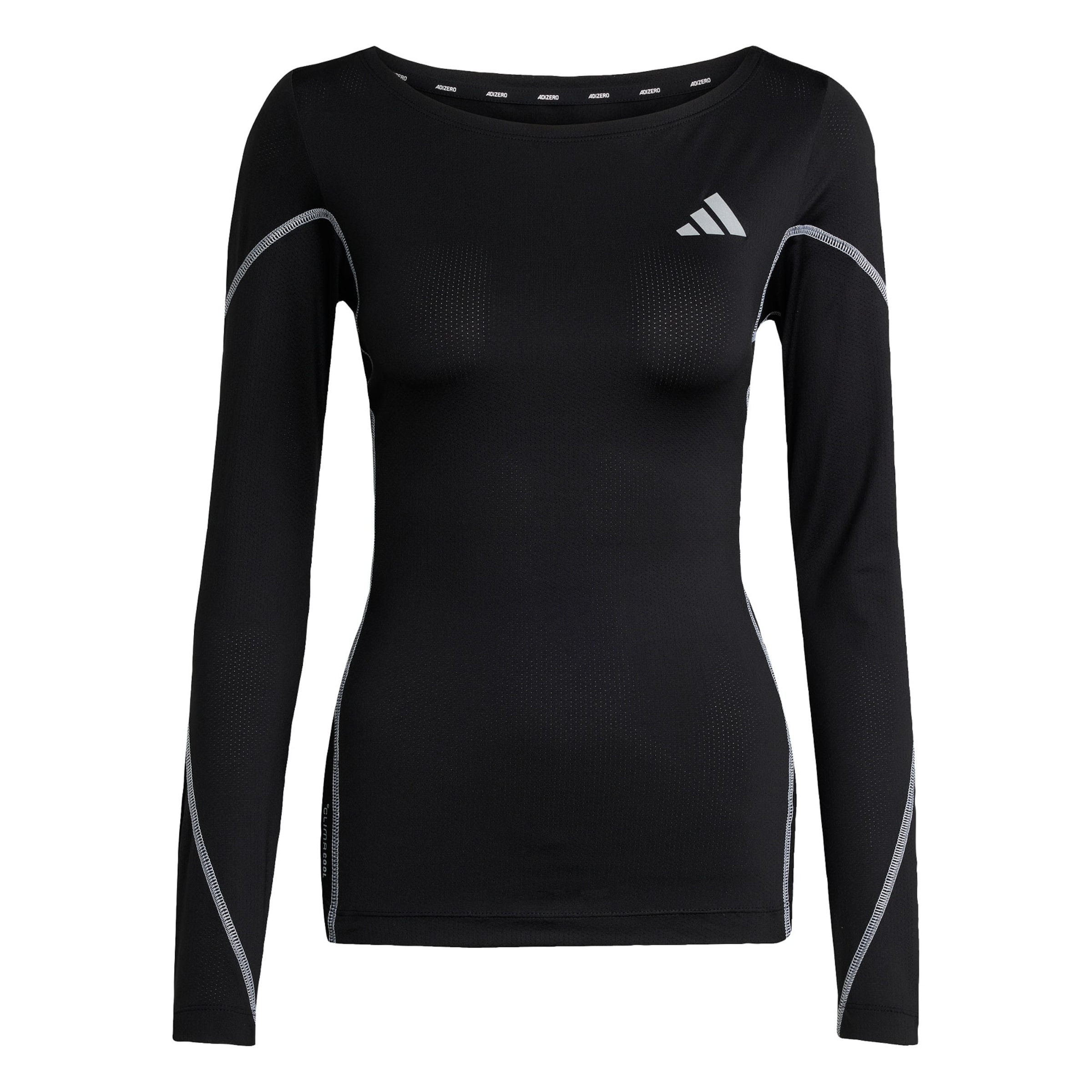 ADIDAS PERFORMANCE Performance shirt 'Adizero' in Black: front