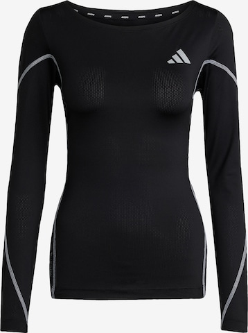 ADIDAS PERFORMANCE - Camiseta funcional 'Adizero' en negro: frente